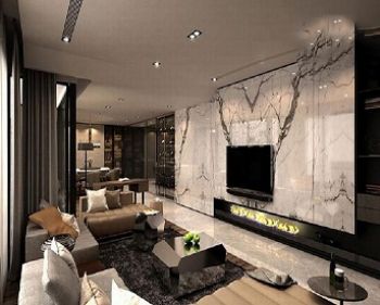 Đá ốp phòng khách